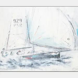 Kunstdruck BLIZZARD / 100 x 70 cm / Jeannine Rafoth / limitierte Edition Schnäppchen