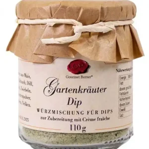 Gourmet Berner Gartenkräuter Dip Würzmischung für Créme Fraîche 110g Handgefertigt