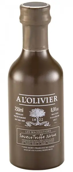 A L'Olivier Olivenöl mit schwarzem Trüffel Flasche 250ml Preisknaller