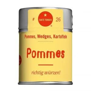 Sichere Zahlung Tante Tomate - Pommes - richtig würzen - Gewürzmischung 60g