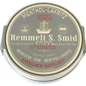 Jetzt Kaufen Remmelt S. Smid Menthol Lakritz Pastillen in Dose - 75 g