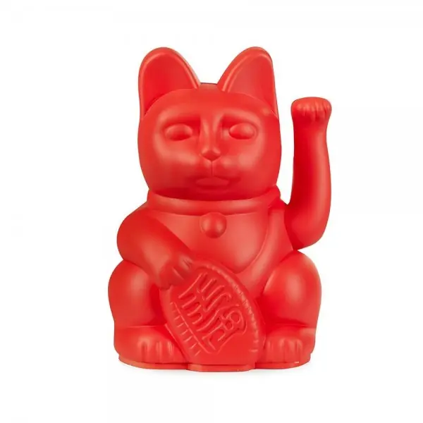 DONKEY Winkekatze Rot Maneki Neko Lucky Cat Mini Glücksbringer 9,8cm Günstig