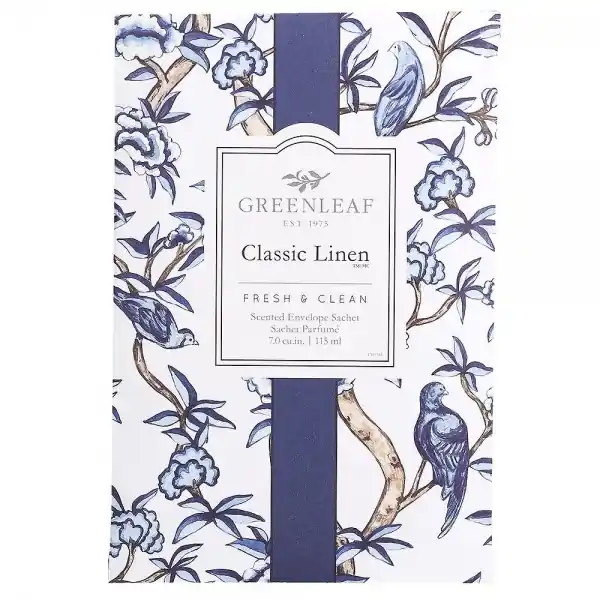 Ab Werk Greenleaf Duft Sachet - Classic Linen - Duftsäckchen Large