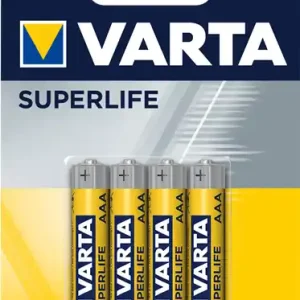 Bestseller Batterie AAA Micro 4er Blister VARTA SUPERLIFE, wie LR03, AAA, Micro, 1.5V, 650mAh, ZnC