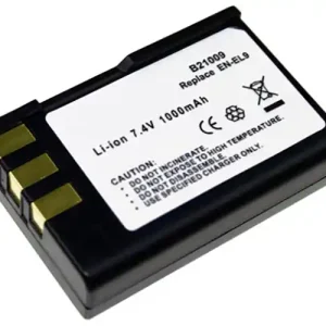 Ab Werk Akku für Nikon D 60, Typ EN-EL9, EN-EL9a, EN-EL9e, 1000 mAh