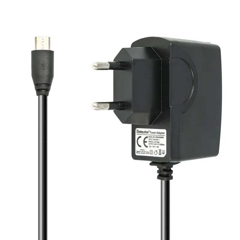 Sichere Zahlung Ladegeräte 5V 2A Micro USB AC Aufladegerät EU Adapter für Samsung Galaxy S6 S6 Edge S5 S4 Tablet und andere Android Devices, Powerbank, Lautsprecher