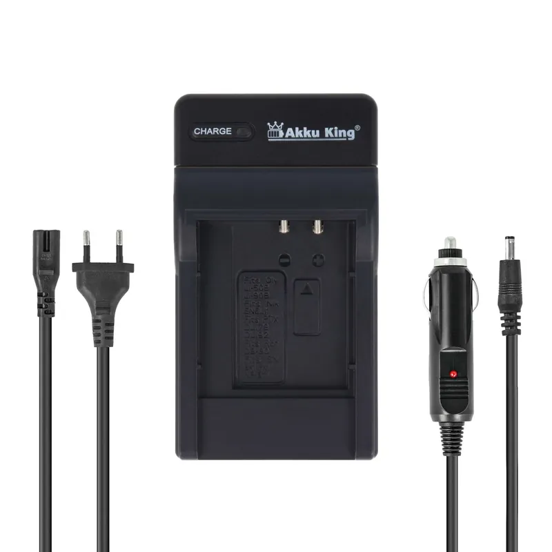 2in1 KFZ + Netz Ladegerät kompatibel mit Akku Ricoh DB-80 Preiswert