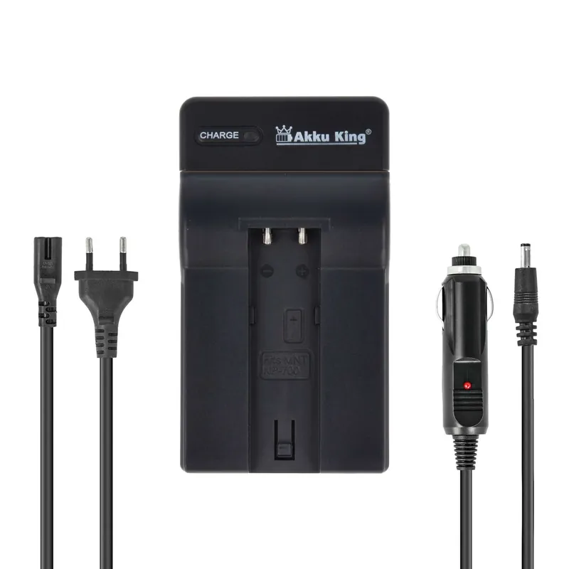 2in1 KFZ + Netz Ladegerät kompatibel mit Akku Samsung SLB-0637 Hochwertig