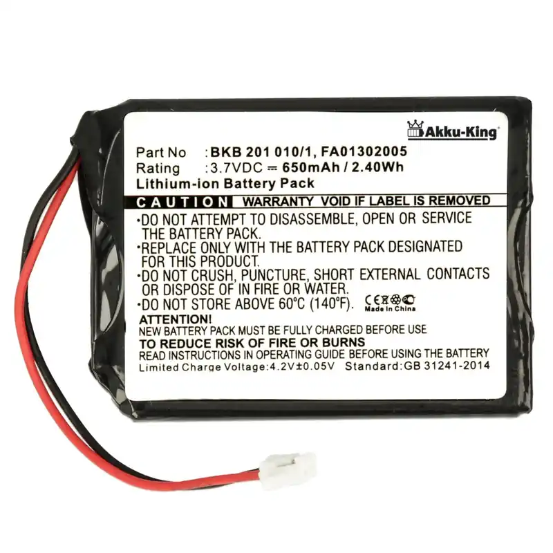 Beliebt Akku kompatibel mit Aastra FA01302005, FA83601195 - Li-Ion 650mAh - für Aastra 660177, 660177/R1C, für ASCOM 9D41, D41, D43, R1D