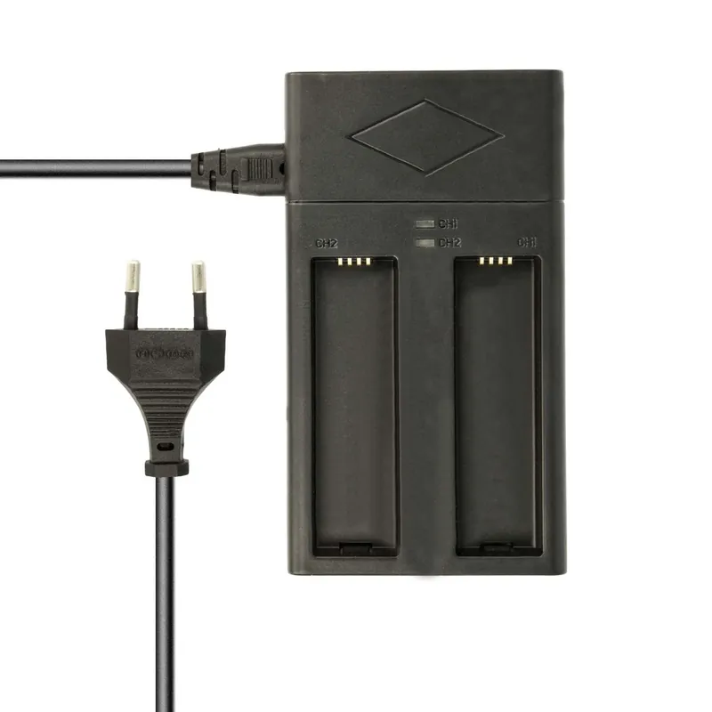 2-fach Ladestation kompatibel mit DJI Osmo Handheld 4K Camera, Zenmuse X3, X5, X5R - DJI HB01 - bis zu zwei Akkus gleichzeitig laden Saisonangebot