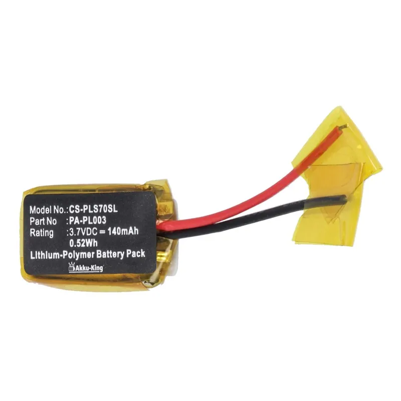 Akku kompatibel mit Plantronics 66278-01 - Li-Polymer 140mAh - für Avaya AWH75N, Savi 730, Voyager Pro, Voyager Pro+, 79879-01, PA-PL003 Sonderangebot