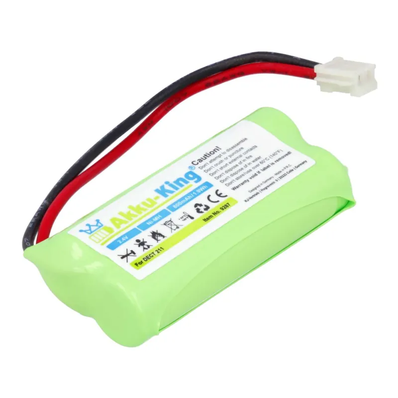 Akku kompatibel mit DeTeWe BT-800 - Ni-MH 800mAh - für BeeTel 2000, 2000C, 900C, Sony 6030, 6031, 6032, 6041, 6042, 6043, 6051, 6052, 6053, 8300 Beliebt