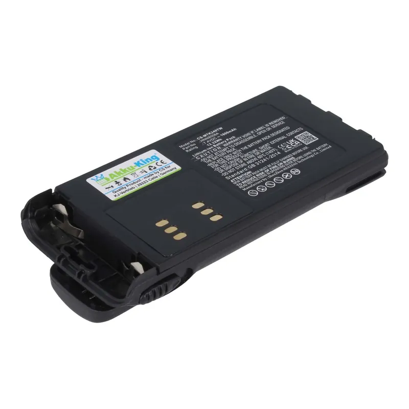Begrenztes Angebot Akku kompatibel mit Motorola HNN9008A- Li-Ion 1800mAh - für GP140, GP240, GP280, GP320, GP328, GP330, GP338, GP339, GP340, GP360, GP380, GP540