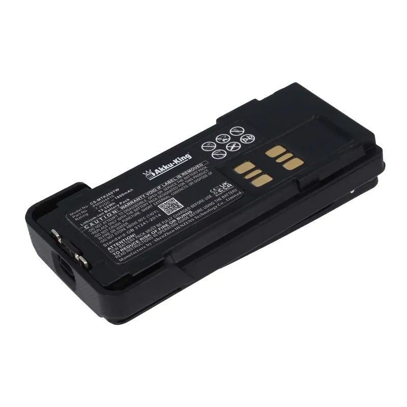 Akku kompatibel mit Motorola PMNN4415 - Li-Ion 1800mAh - für DP2000, DP2400, DP-2400, DP2600, DP-2600, DP4400E, XIR P6600, XIR P6620, P8600, P8620 Kracherpreis