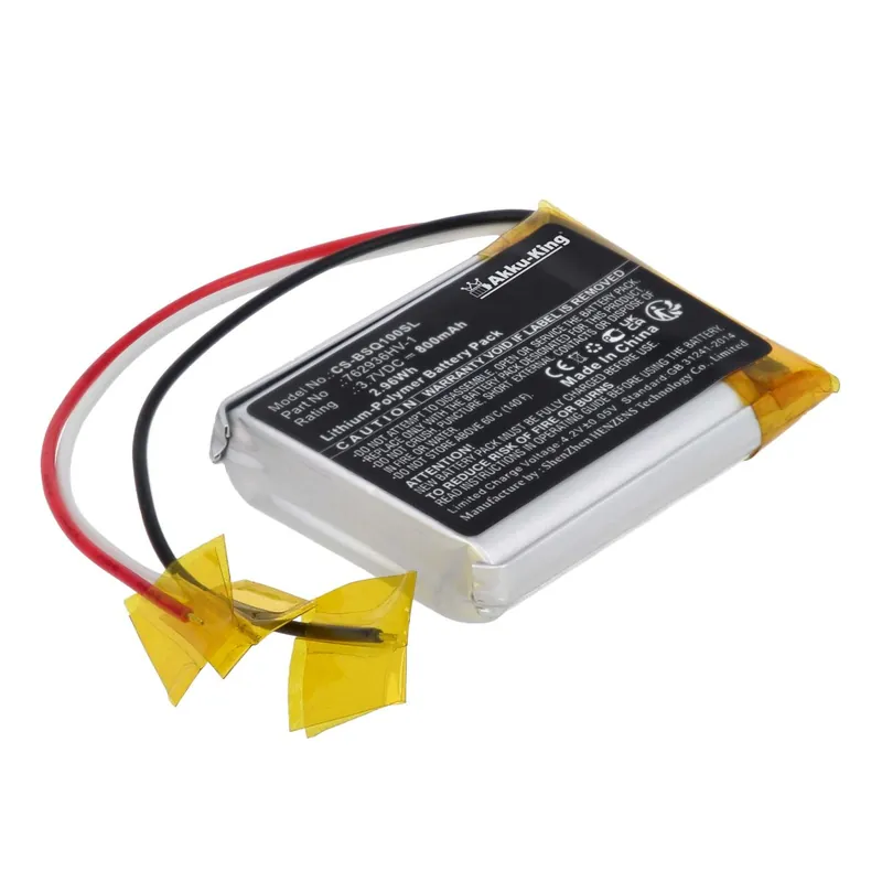 Akku kompatibel mit Bose 762936HV-1 - Li-Polymer 800mAh - für QuietComfort Earbuds Charging Case Hochwertig