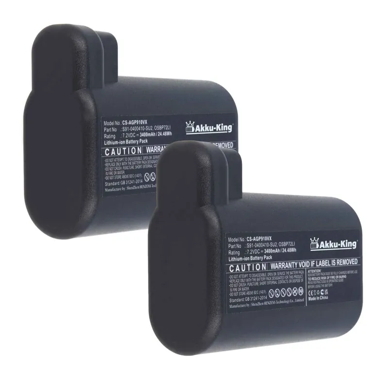 2x Akku kompatibel mit AEG OSBP72LI, S91-0400410-SU2 - Li-Ion 3400mAh - für RX7-1-TM, RX8-1-4WN, RX8-1-4SWN, RX8, RX9, RX9-1-IBM, RX9-1-SGM Gleich Bestellen