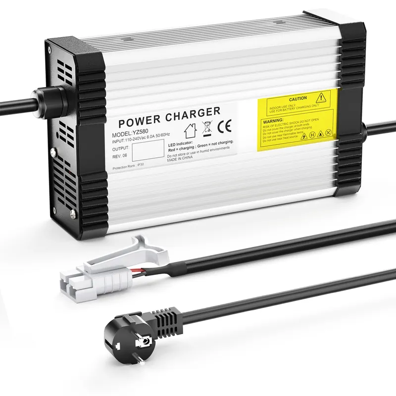 NOEIFEVO 58.8V 8A Lithium-Batterieladegerät für 14S 48V 51.8V Lithium  Batterie,mit Kühlventilator, automatische Abschaltung. Sofort Bestellen
