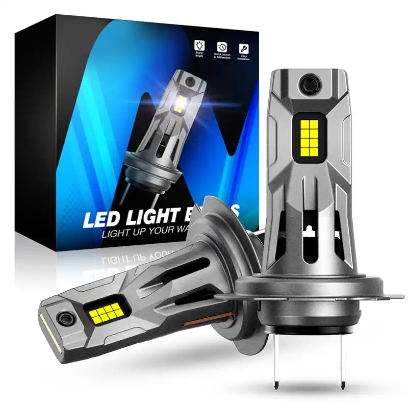 2 Stück 60W 12000 Lumen Auto Scheinwerferlampe, H7 LED Lampe Sale